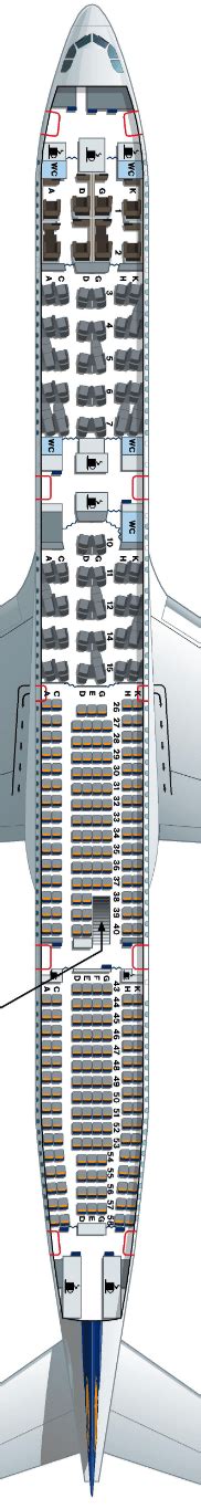 Airbus A340 500 Seat Map Flight Web Check In