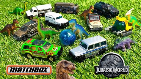 unboxing matchbox jurassic world vehicle packs youtube