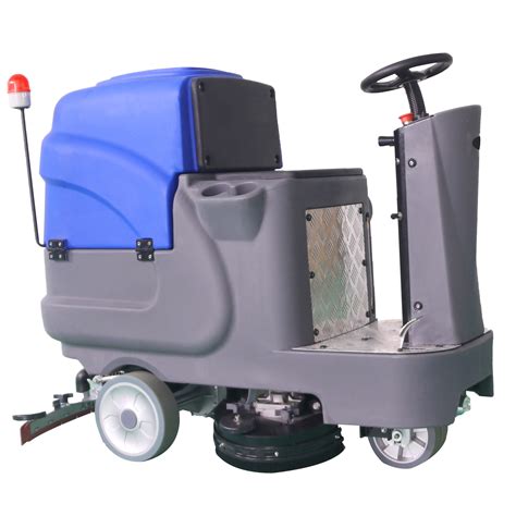 Auto Ride On Automatic Floor Scrubber 26 Cleaning Path 3pcs 150 Ah