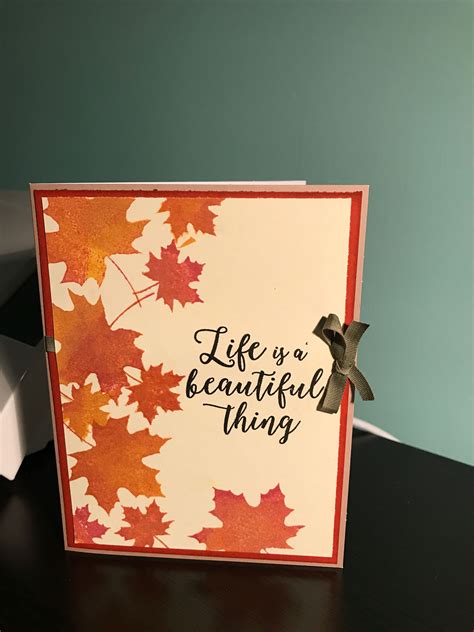 Fall Card Using Colorful Seasons Stamp Set By Stampin Up Cards