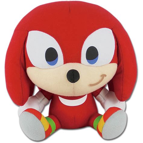 Sonic The Hedgehog Chibi Knuckles 8 Sitting Pose Plush Doll Shadow Anime