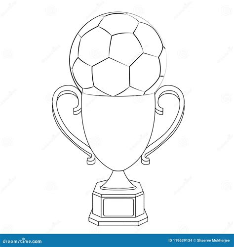 Soccer Trophies Coloring Pages Coloring Pages