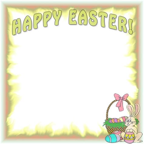 Clip art, page border, and vector. Free Happy Easter Borders - Border Clipart