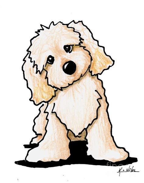 Curious Cute By Kim Niles Dog Drawing Simple Cute Dog Drawing