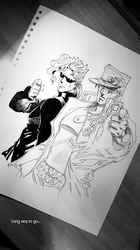 Kakyoin Manga Black And White Manga