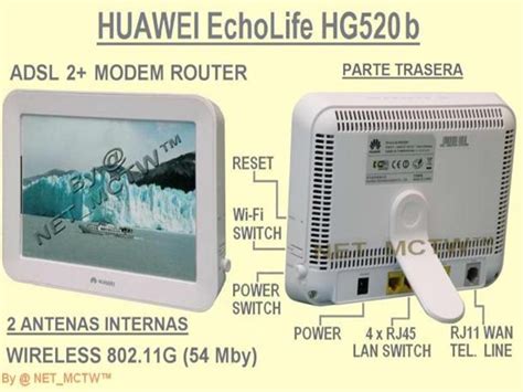 Modem Router Wifi Huawei Echolife Hg B Lasopaviet