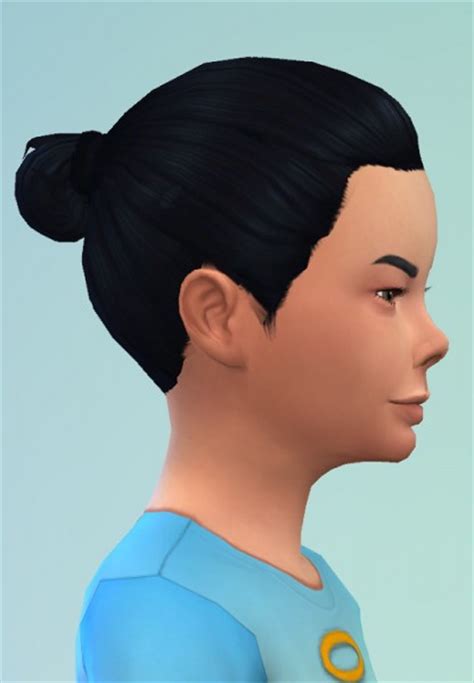 Birksches Sims Blog Mini Bun Hair For Boys Sims 4 Hairs