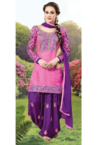 Purple Patiala Style Punjabi Salwar Suit At Best Price In Surat