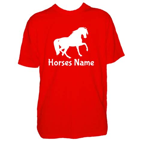Mens Custom Horse T Shirt For The Aspiring Jockey Or Owner Alike