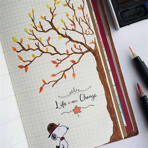 Decoraciones caseras hojas colores de otoño fotos de stock. Life Quotes | Bullet Journal | Bullet journal, Bullet ...