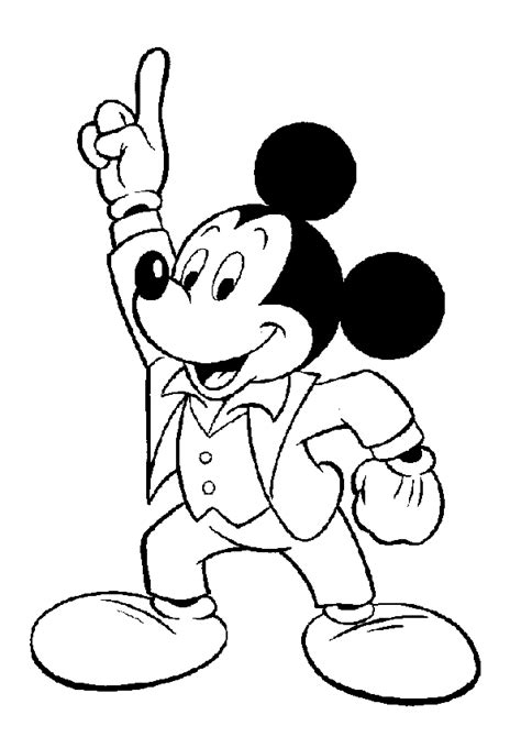 Mickey Mouse Para Colorear Pintar E Imprimir