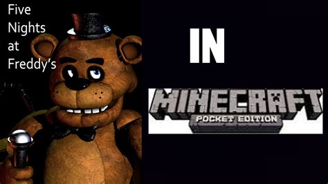 Five Nights At Freddy S In Mcpe Youtube