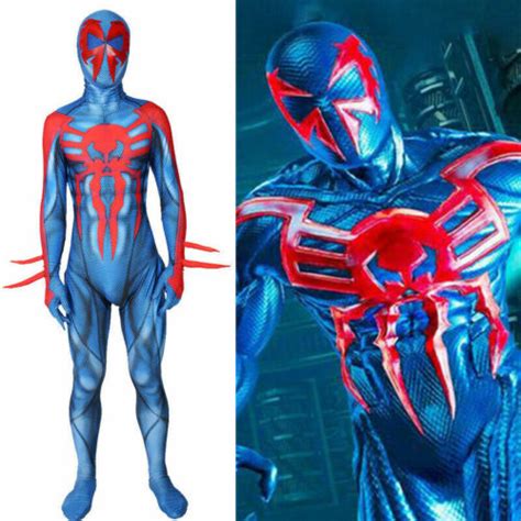 usa ultimate spider man 2099 bodysuits miguel o hara cosplay costume jumpsuits ebay
