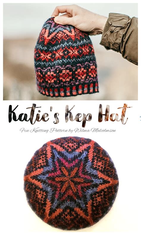Katies Kep Hat Free Knitting Pattern Knitting Pattern Fair Isle