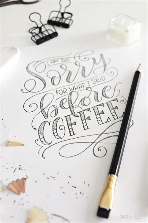 The Difference Between Calligraphy Lettering And Typography Hand