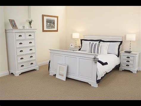 The white lilies add just the right amount of natural freshness. white painted bedroom furniture - YouTube