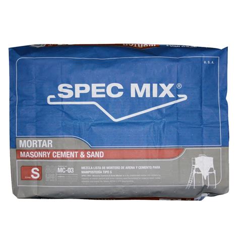 Quikrete 80 Lbs Special Mortar Mix Pl03 The Home Depot