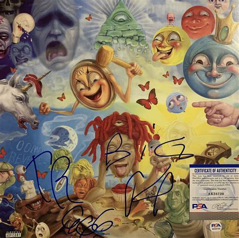 Trippie Redd Signed Vinyl Psadna Coa Lifes A Trip Album Record Lp Big