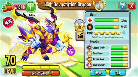 Dragon City High Devastation Dragon New Heroic Exclusive Dragon