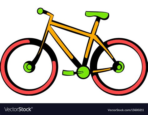 bicycle icon icon cartoon royalty free vector image