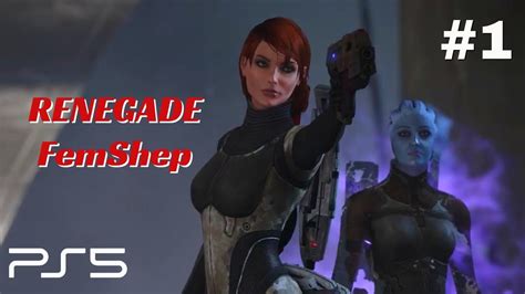 Mass Effect Legendary Edition Renegade Femshep Mass Effect 1 Ep1