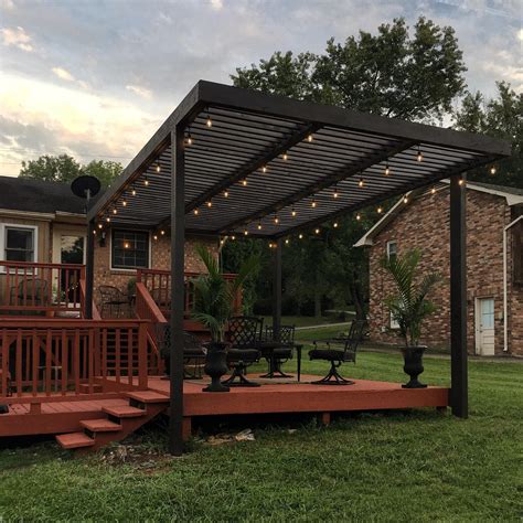 I Made My Mom A Canopy For Our Backyard Deck Rdesign