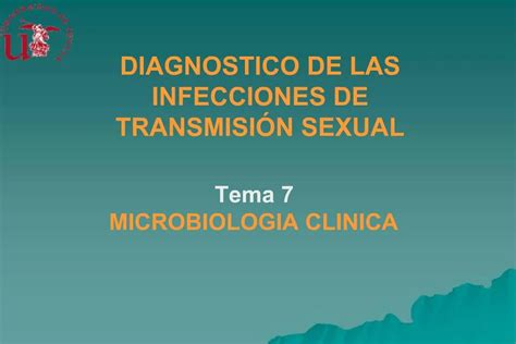 PPT DIAGNOSTICO DE LAS INFECCIONES DE TRANSMISI N SEXUAL PowerPoint