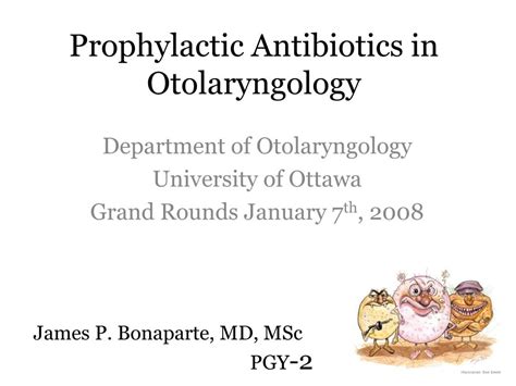 Ppt Prophylactic Antibiotics In Otolaryngology