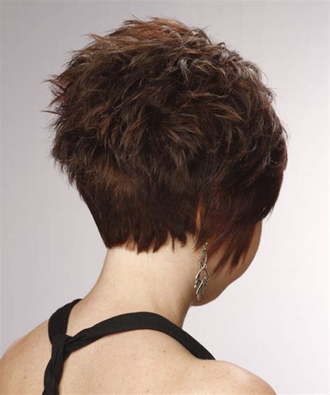 Short Haircuts For Thick Hair Front And Back View Wavy Haircut
