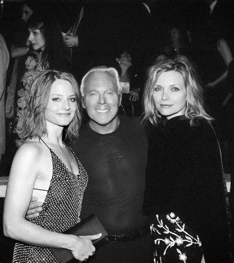 Jodie Foster Giorgio Armani Y Michelle Pfeiffer Foto De Emanuele