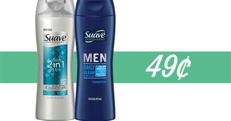 Suave Silver Professionals or Men's Shampoo for just 49 ...
