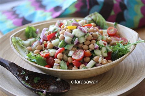 Salad Kacang Kuda Chick Peas Salad Resepi Terbaik