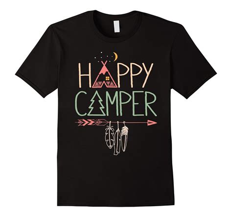 Happy Camping Camper T Shirt Funny Camp Shirt Cl Colamaga