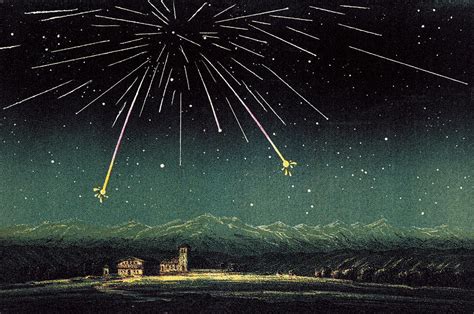 Meteor Shower Historical Artwork Photograph By Detlev Van Ravenswaay