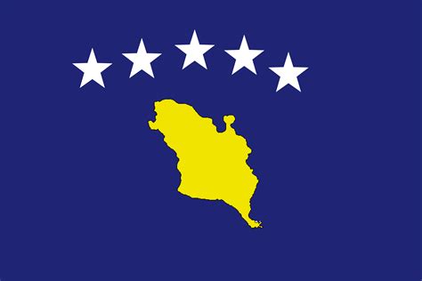 Flag Of The Louisiana Purchase Territory In The Style Of Kosovo R