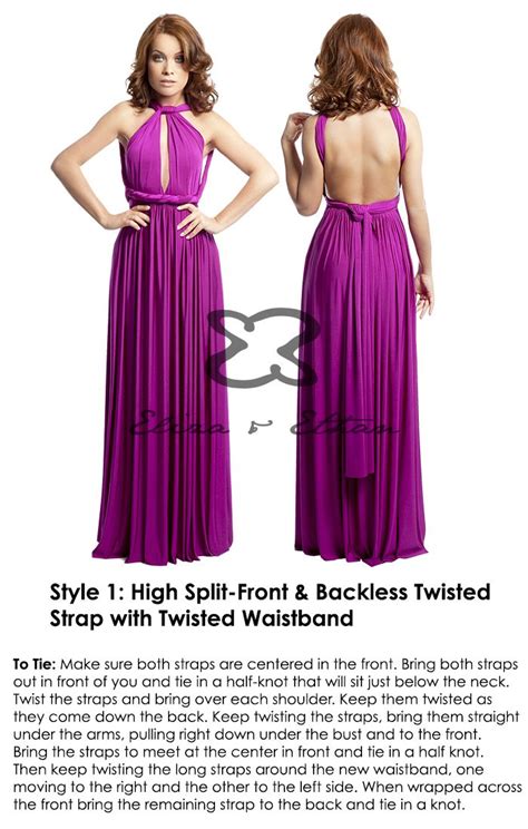 How To Wrap Dresses Bridesmaid Dress Styles Infinity Dress