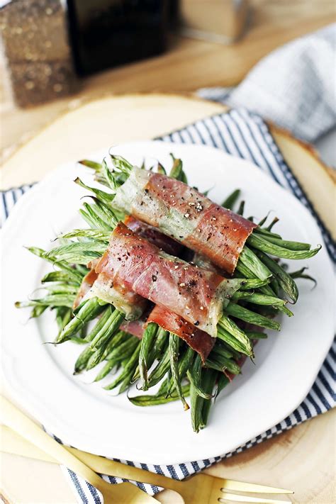 Green beans appetizer recipes at epicurious.com. 4-Ingredient Prosciutto Wrapped Green Beans | Recipe ...