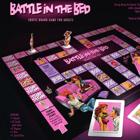 Battle In The Bed Adult Board Game For Two Players From Bohema Games