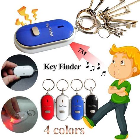 New Anti Lost Key Finder Key Locator Keychain Whistle