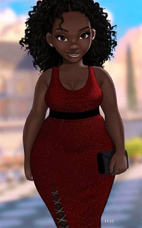 download black girl red dress wallpaper