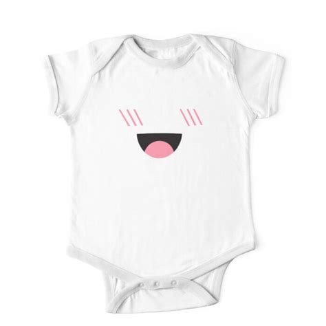 Roblox Super Super Happy Face Roblox Baby One Piece By Elkevandecastee
