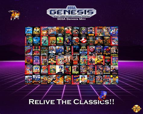 Sega Genesis Mini Retro Gaming Console Classic Edition 2000 Games