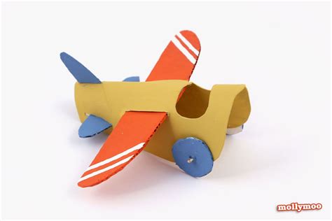 10 Awesome Ways To Make An Airplane Airplane Crafts Paper Roll