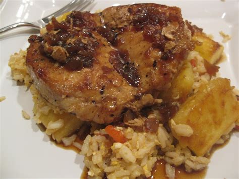 I Hope Youre Hungry Pork Chops With Pineapple Fried Rice