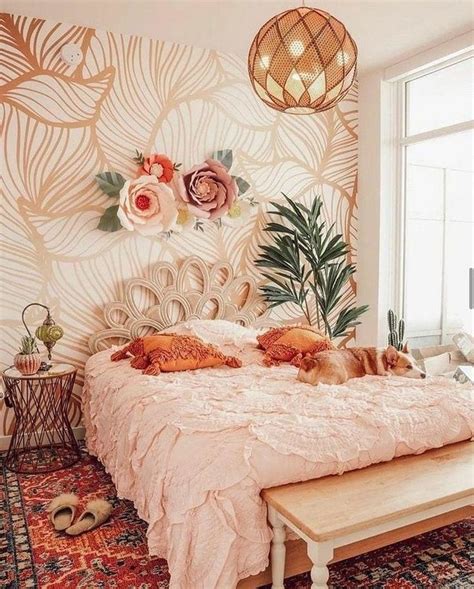 57 Cozy Bedroom Decor Ideas With Bohemian Style Bohemian Bedroom