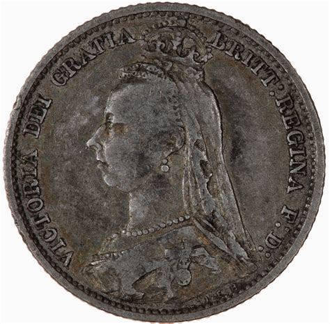 Sixpence 1890 Coin From United Kingdom Online Coin Club