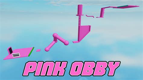 Colored Obby 19 Pink Obby Showcase Youtube