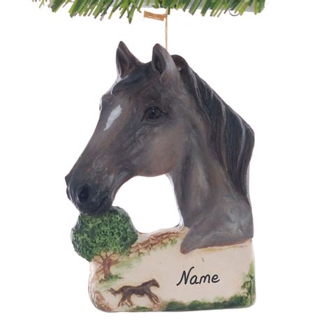 Horse Ornament Personalized Christmas Ornament For The Horse Lover In