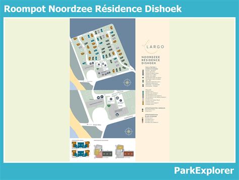 Roompot Noordzee Résidence Dishoek Karte Mit Allen Ferienhäusern Und