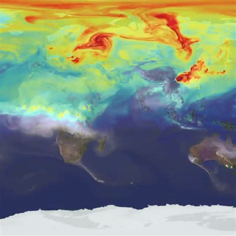 Mesmerizing Nasa Video Shows How Carbon Pollution Swirls Across The